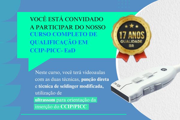 Curso para Curso Completo de  Qualificação em CCIP-PICC nos Pacientes Geriátricos, Adultos, Pediátricos e Neonatais